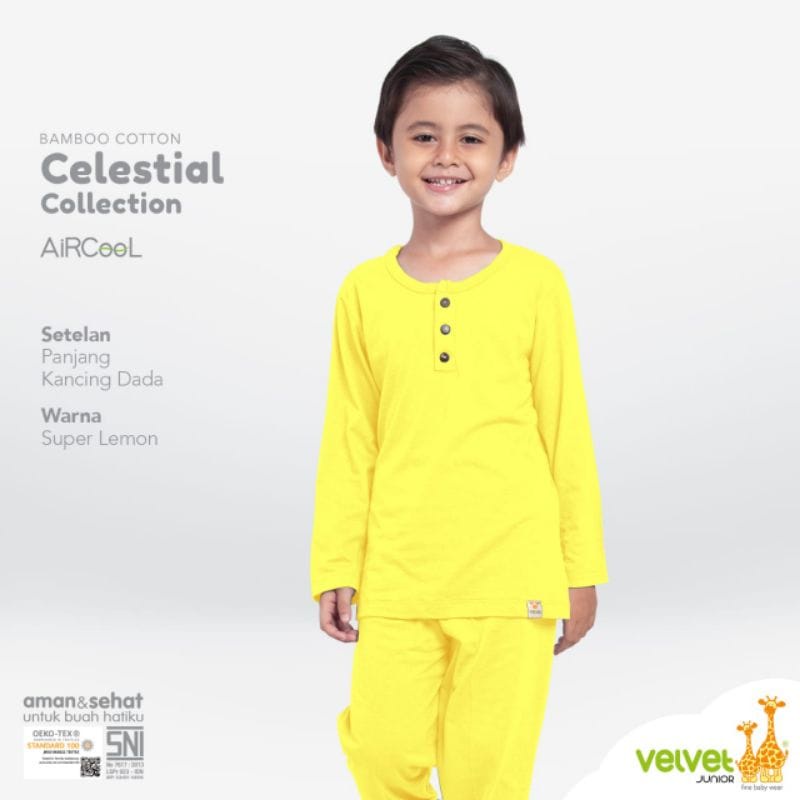 Velvet Junior Celestial collection setelan panjang