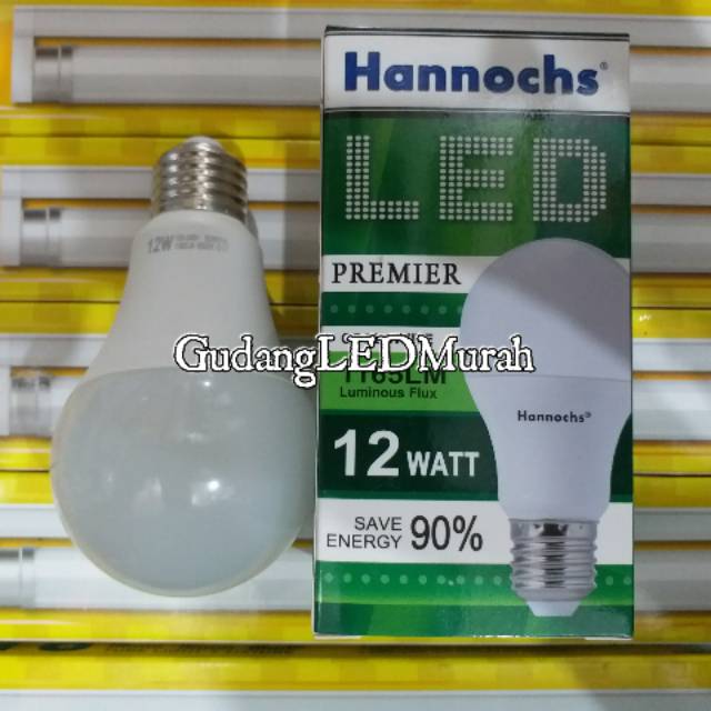 Lampu led hannochs 12 watt 12w 12watt 12 w lampu led hannochs premier