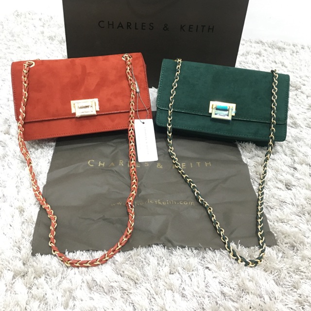 ck Textured Chain Handle Bag