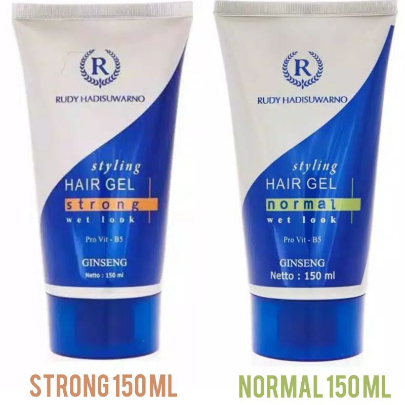 RUDY HADISUWARNO HAIR GEL 150 ML GEL RAMBUT NORMAL & STRONG PERAWATAN STYLING RUDI HADISUWARNO