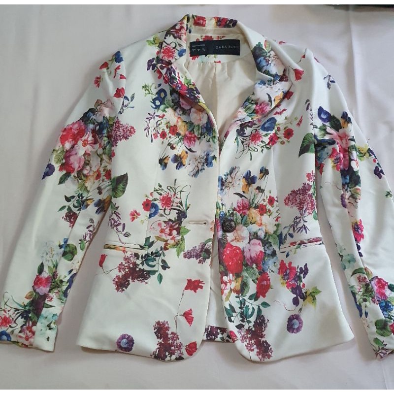 Zara Flower Blazer