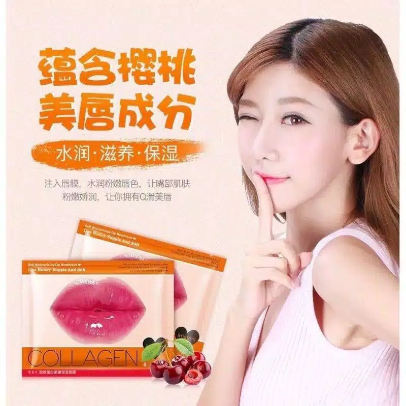 Masker Bibir Collagen Image / Masker Perawatan Bibir