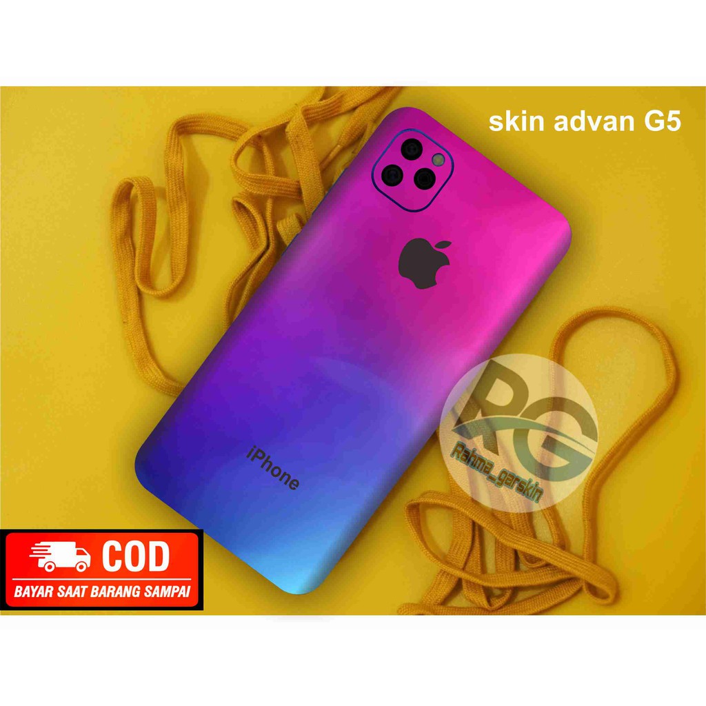 garskin hp ADVAN G5 motif top iphone code 1-4 free cusstom