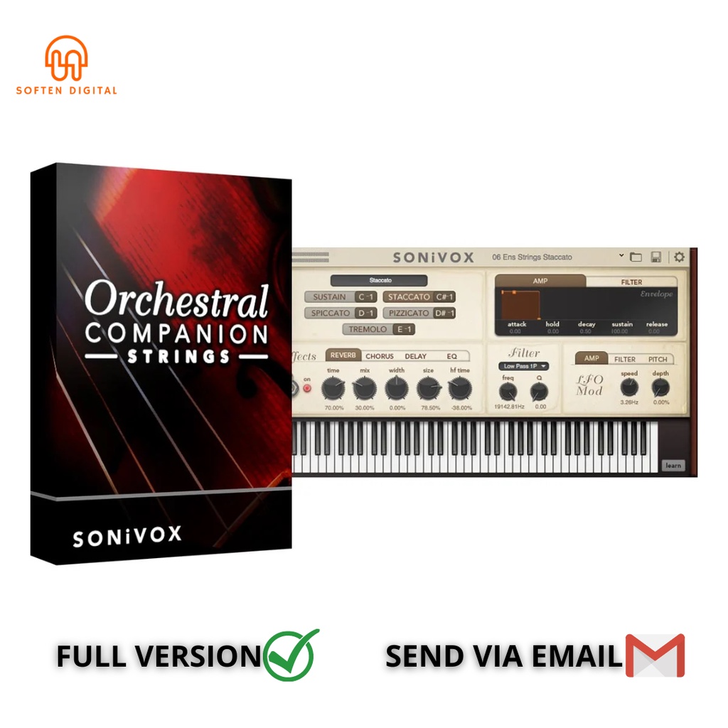 SONiVOX Orchestral Companion Strings VSTi semble strings in the hands of a skilled composer/arranger