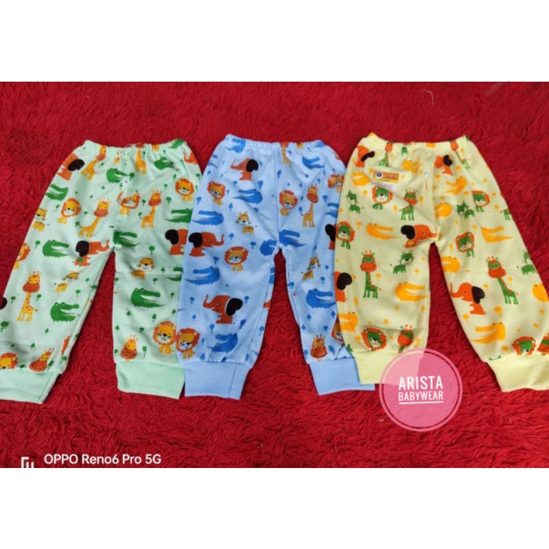 ARISTA BABY - PAKET HEMAT ISI 18PCS/9STEL BAJU+CELANA BAYI, MOTIF ANIMAL