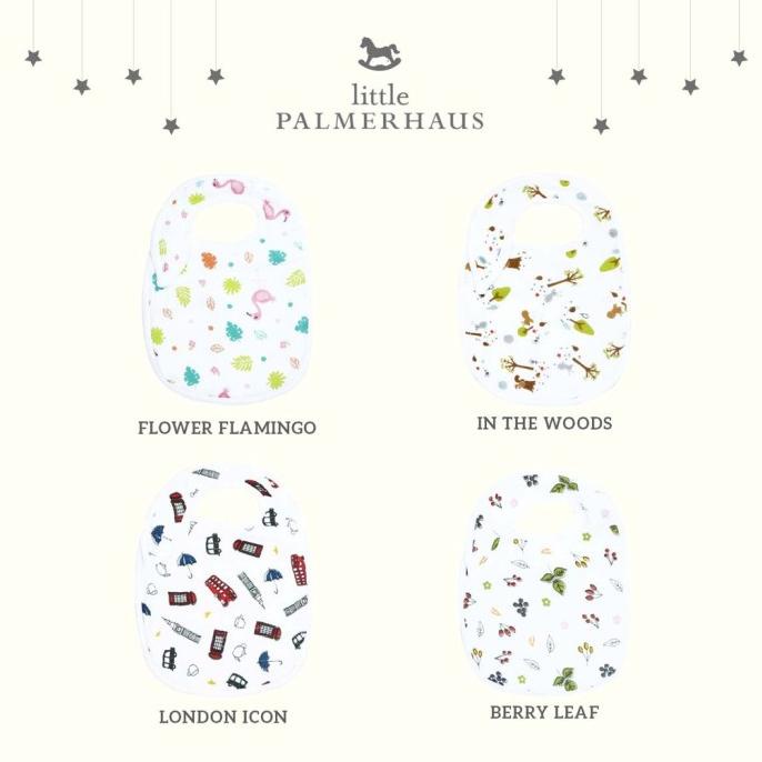 $$$$] SLB14 SLABER ANAK CELEMEK ANAK LITTLE PALMERHAUS SNAPPY BIB