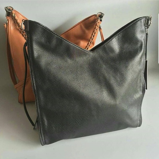 Tote bag zara leather chain original