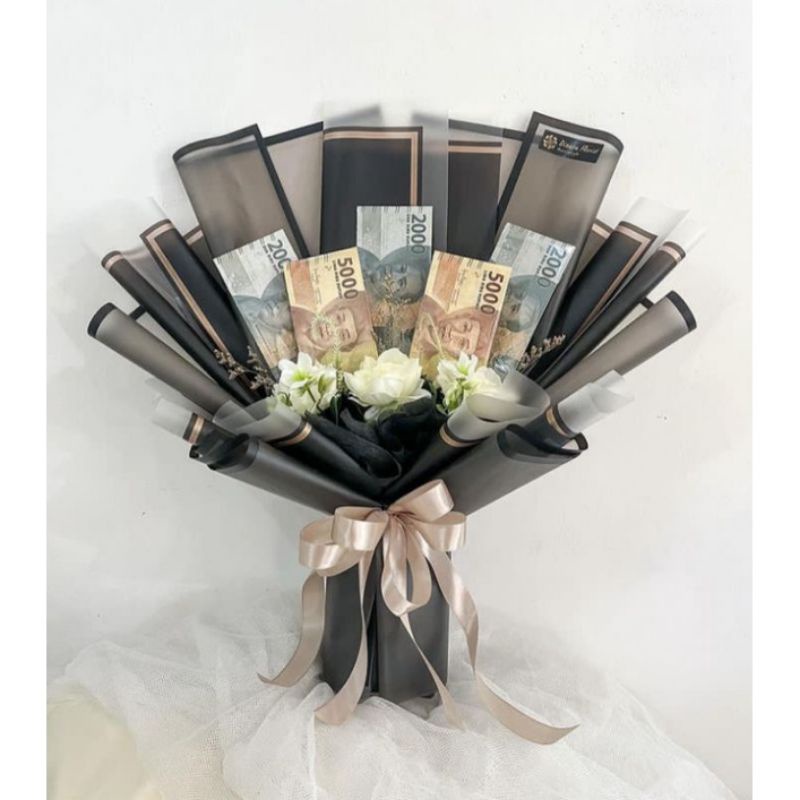 BUCKET UANG/GIFT WISUDA/BUCKET WISUDA/BUCKET MONEY/UANG MAHAR/UANG PALSU/KARANGAN BUNGA/RANGKAIAN BU