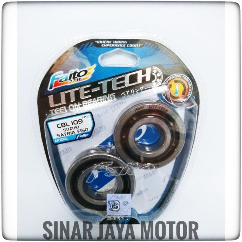 BEARING KLAHER KRUK AS FAITO FORCE1 MIO SATRIA 150 FU NINJA 150 RX KING BEAT SONIC 150