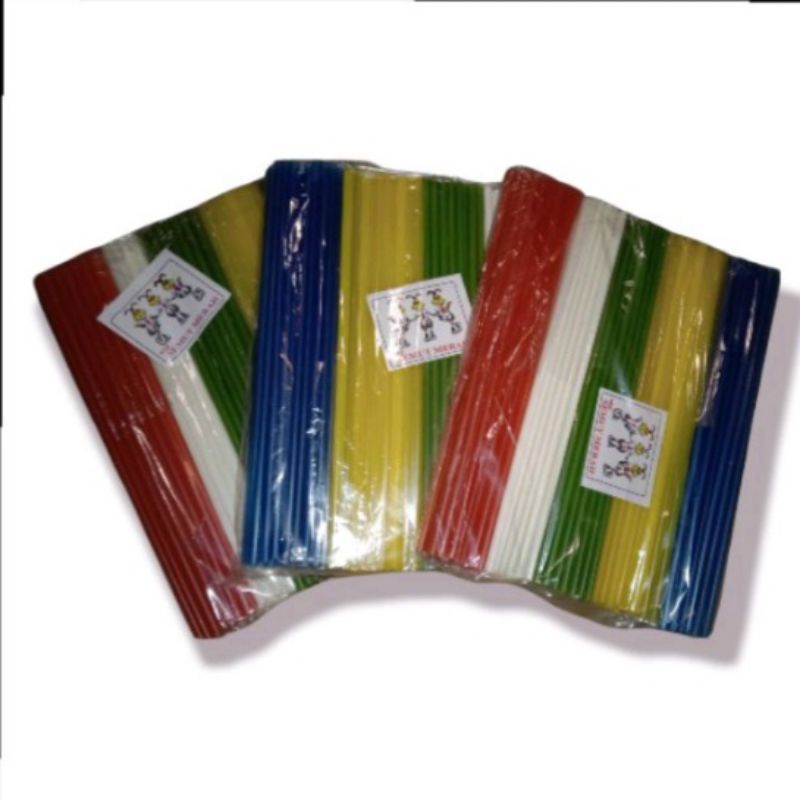 Sedotan Plastik/Sedotan es/Sedotan minuman panjang 25 cm.
