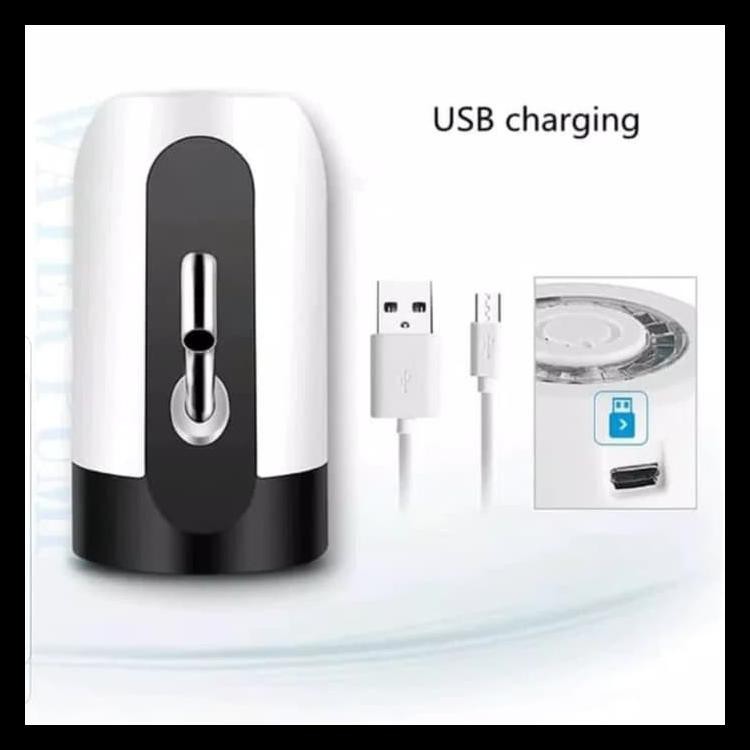 Pompa Galon Air Electric Rechargeable Dispenser Air Electric - Putih Terbaik