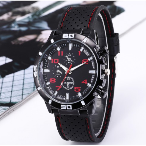 ✅COD GT-100 Jam Tangan Pria Sport Korea Quartz