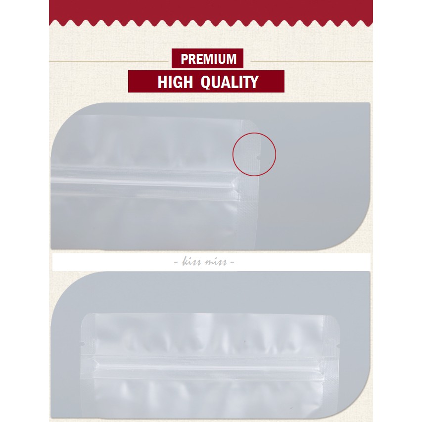 BURAM - Standing Pouch 18x26cm - Ziplock - Kemasan Snack Kopi - Plastik - Frosted