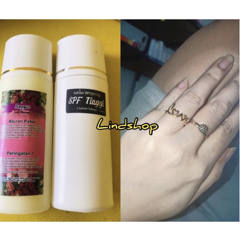 HB ANGGUR paket pemutih badan super dosis tinggi/lotion pemutih kulit dosting original aman ampuh