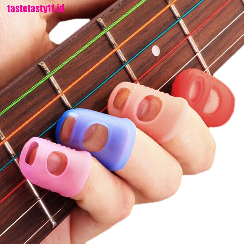 【TTID】3 PCS New Mix Color Guitar Thumb Picks Finger Picks Plectrum Band