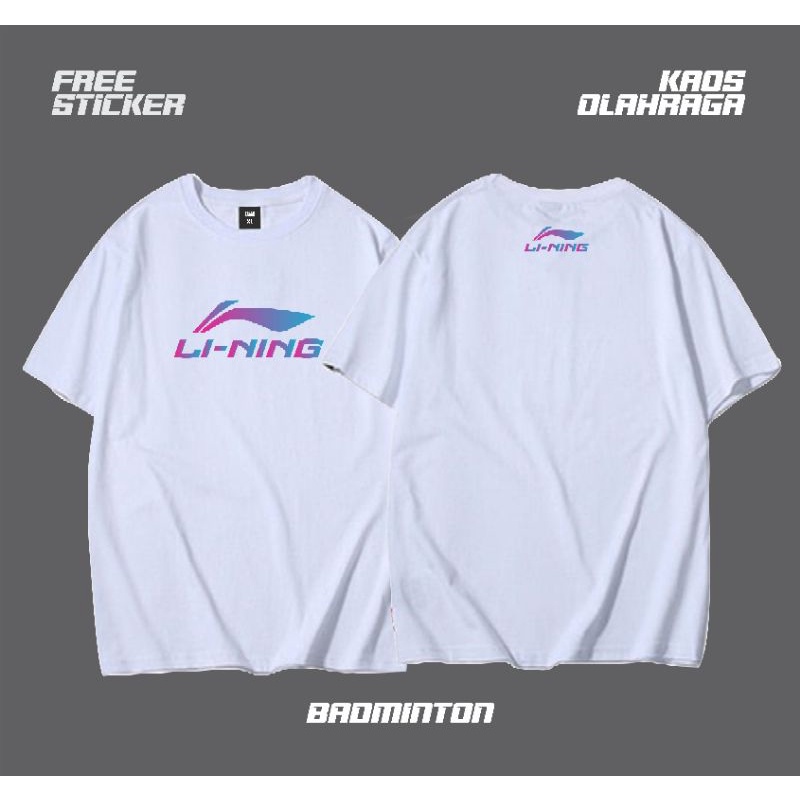 KAOS LINING GRADASI | KAOS OLAHRAGA PRIA | KAOS OLAHRAGA WANITA | KAOS BADMINTON | BULUHANGKIS