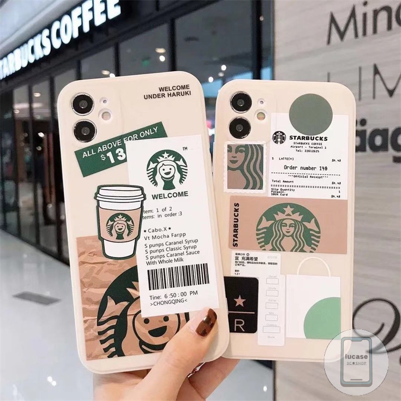 Casing Handphone Samsung A12 A32 A22 A52 A72 A50 A51 A71 A21S A31 A10s A11 A71 A70 A20S Motif Starbucks-6