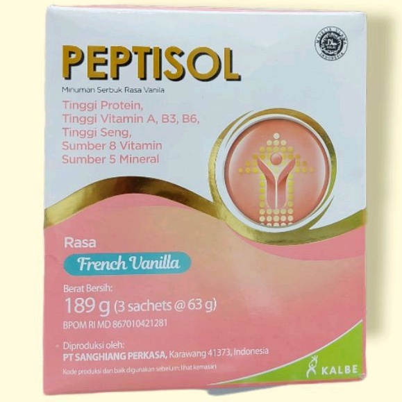 

PEPTISOL 189 GRAM RASA VANILLA / COKLAT