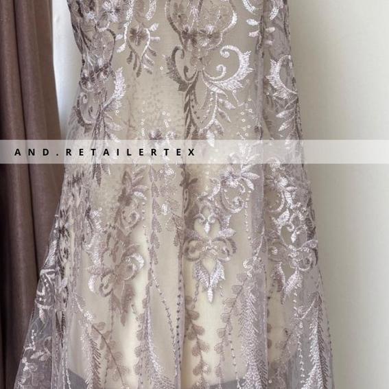 ♠ Brokat Tile Full Payet Gloria Payet Exclusive warna Sage Green ☁