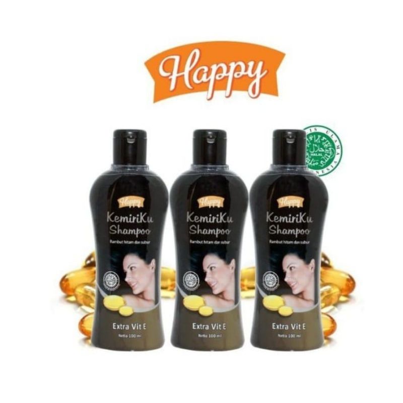 (PROMO) HAPPY SHAMPO PENGHILANG UBAN PENYUBUR RAMBUT