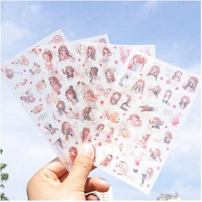 Girls Diary Deco (6pcs)