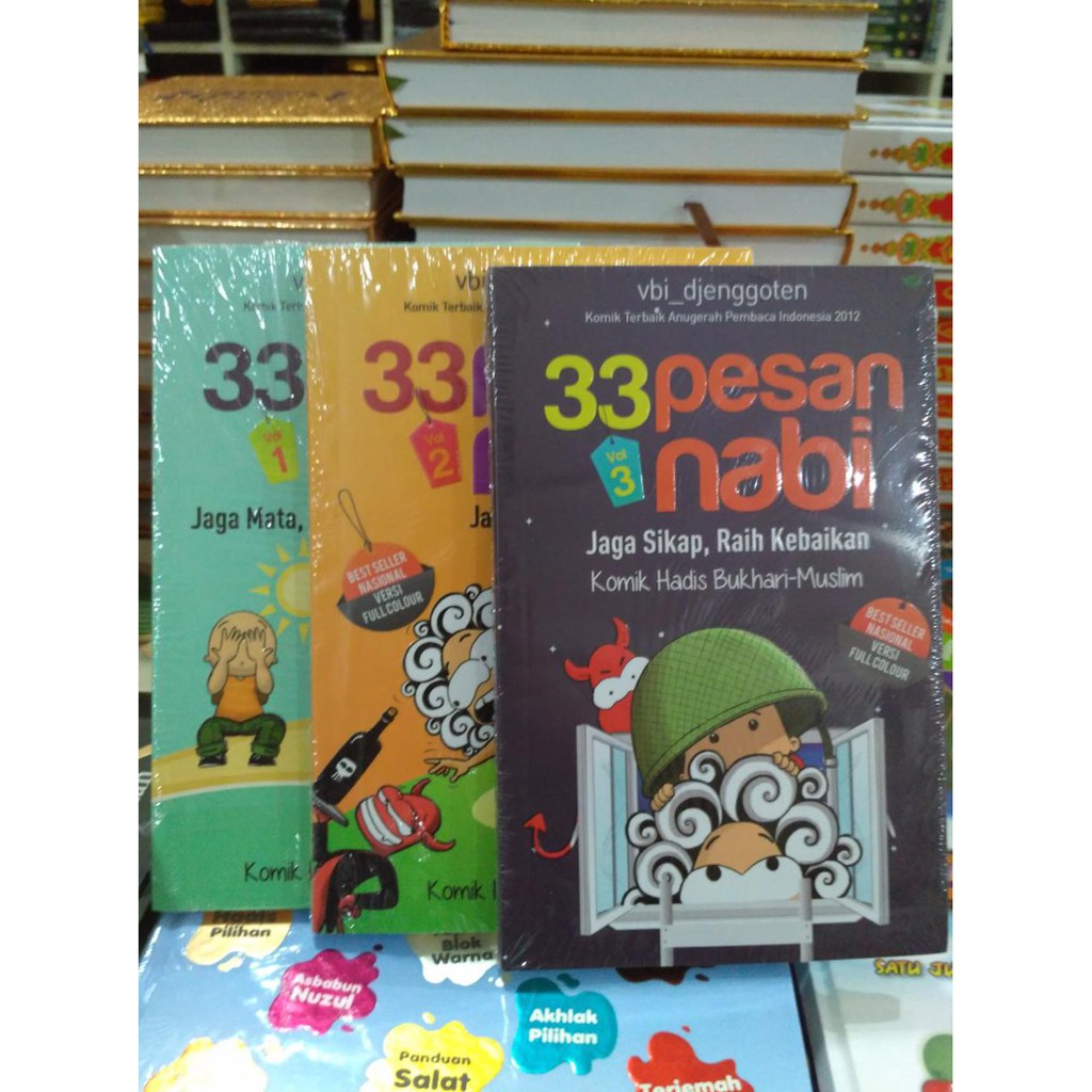 Paling Murah Komik 33 Pesan Nabi 1 Set Lengkap 3 Buku