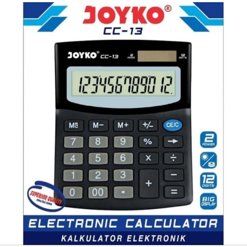 Kalkulator JOYKO CC13 ORIGINAL - Desktop Calculator / Kalkulator Meja CC 13