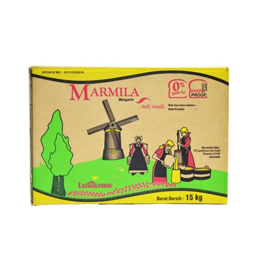 

Marmila - Margarin Milk Vanila 15 Kg Dus – Aroma Susu Vanila