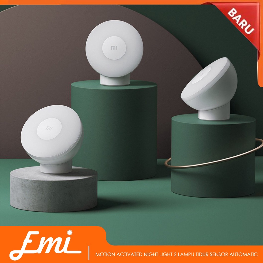 Mijia Night Light 2 Lampu Malam LED Sensor Gerak with Magnet Base - MJYD02YL