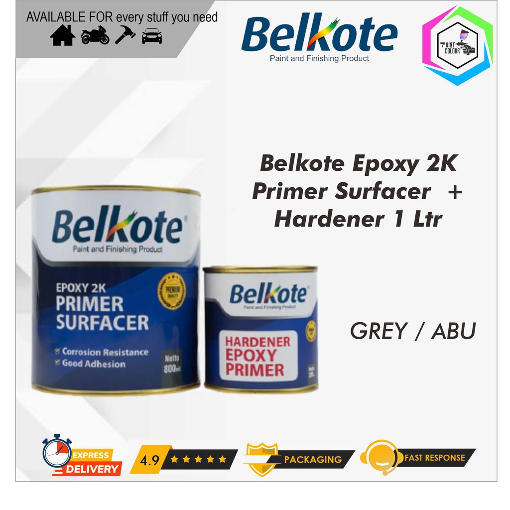 Belkote Epoxy 2K Primer Surfacer Cat Dasar Epoxy 1kg