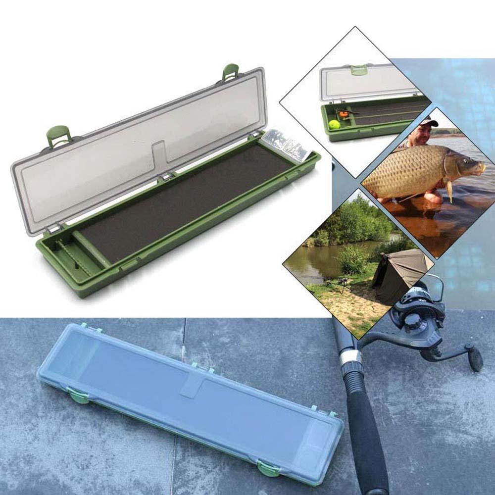 Agustinina Kotak Pancing Fishline Hair Rig Tahan Lama Fishing Tackle Box Aksesoris Pancing Lure Storage Box Umpan Wadah Umpan Case