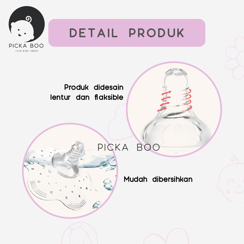 PICKA BOO Nipple Cover Protector Pelindung Puting Ibu ASI Menyusui Melindungi Gigitan Bayi