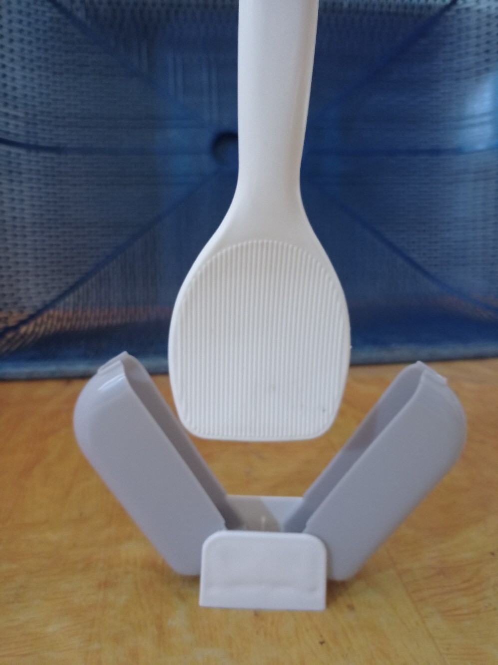 【promosi Akhir Tahun】sendok Nasi / Tempat Sendok Nasi / Sendok Nasi Standable / Buka Tutup Otomatis / Penutup Sendok Nasi Tahan Debu / Rak Penyimpanan Sendok Nasi