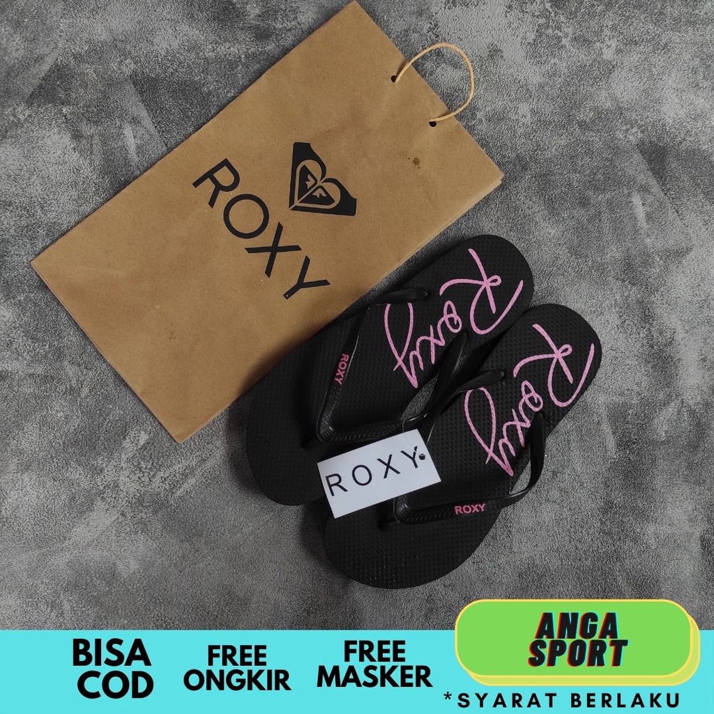 SANDAL JEPIT WANITA ROXY PREMIUM / SENDAL PANTAI JEPIT REMAJA SURFING KEREN / SENDAL DISTRO RUMAHAN CASUAL SANTAI