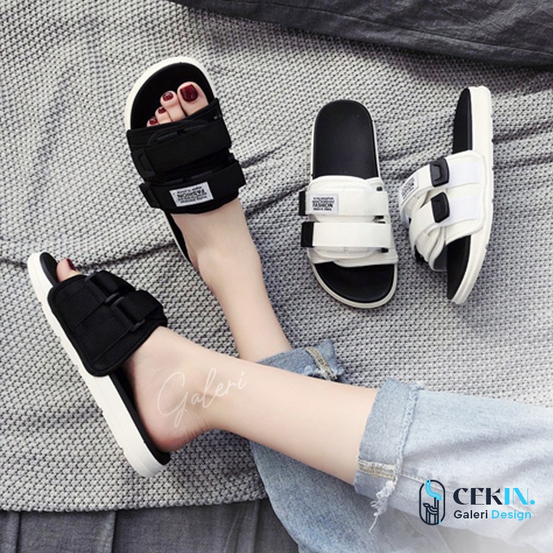 Grosir Sendal Slip On Casual Pria By Fashion Sandal Slop Sandal Kokop Murah Pria Wanita Kekinian (Unisex)-1