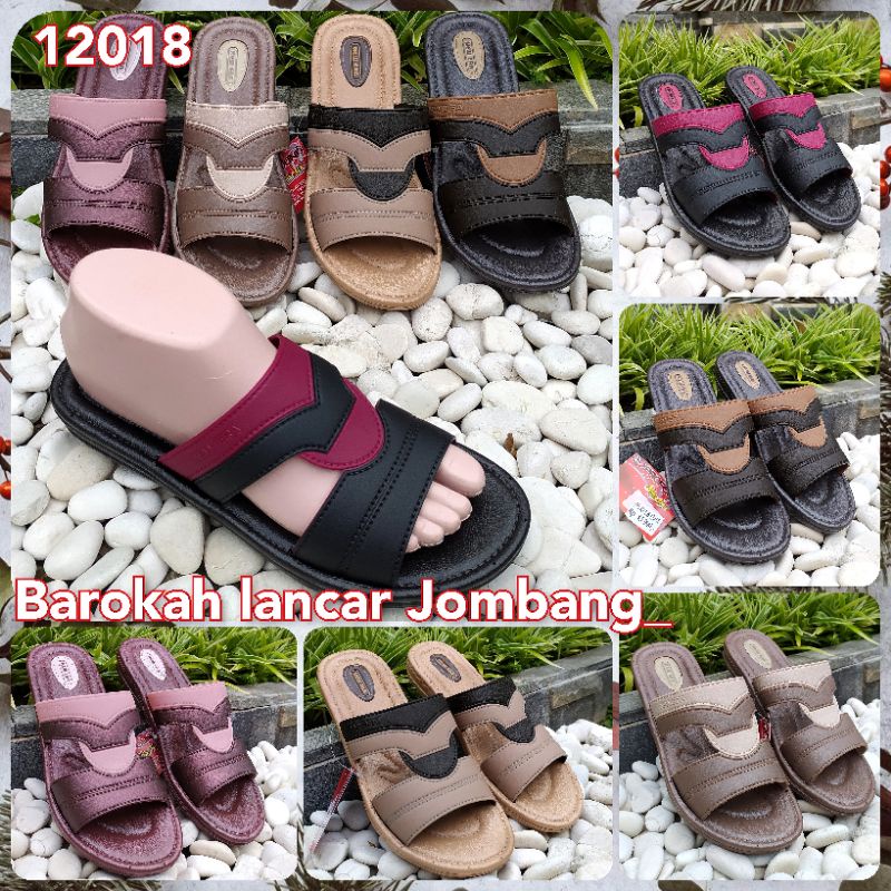 SANDAL SLOP KARET WANITA NEW ERA LB 12018 100% ORIGINAL BY NEW ERA