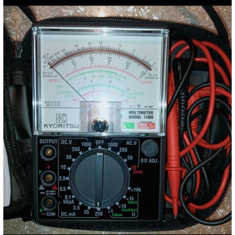multimeter analogue kew 1109s kyoritsu
