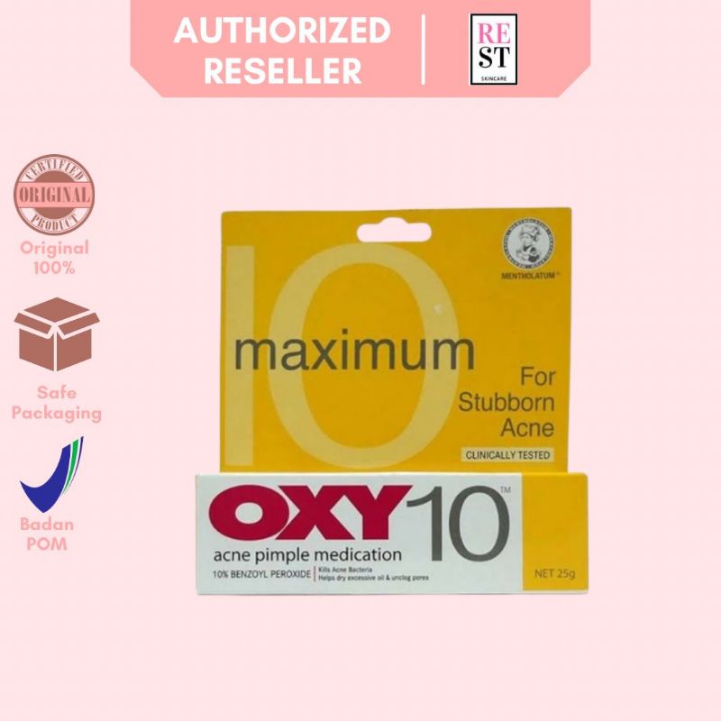 Oxy 10 maximum acne pimple medication original 25gr 10gr