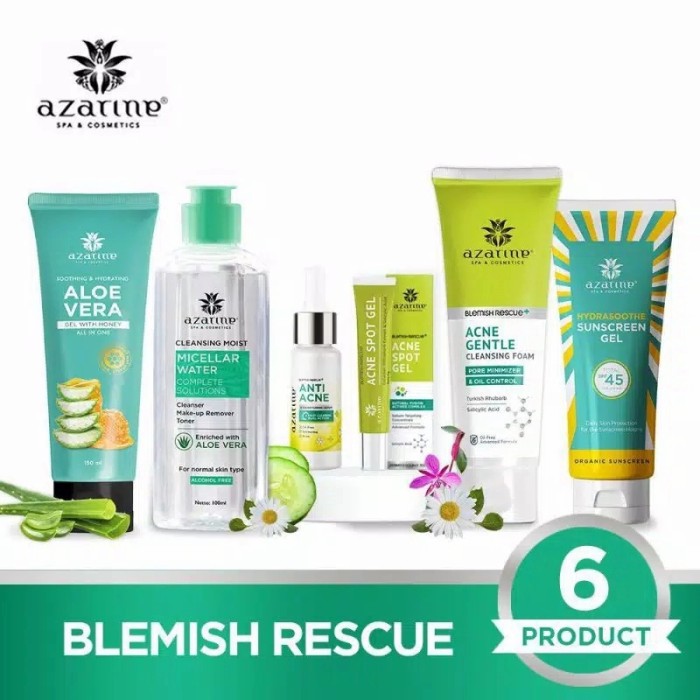 paket Skincare Azarine Acne Series | Paket Azarine Acne Lengkap