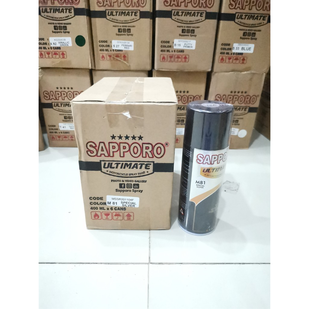 Cat Semprot Sapporo Ultimate M81 Special Silver