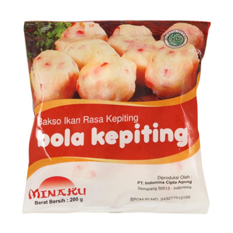 

MINAKU BOLA KEPITING 200gr / BASO BOLA KEPITING MINAKU 200GRAM