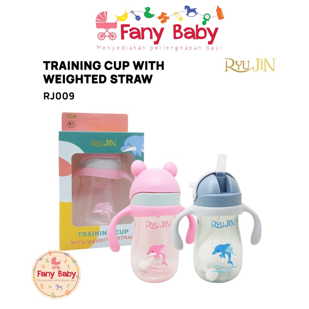 RYU JIN BABY TRAINING CUP WITH STRAW RJ-009