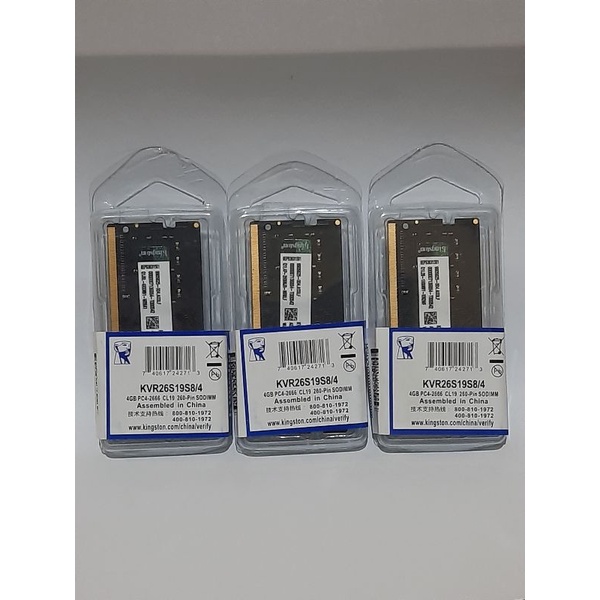 Sodimm Kingstong Ddr4 4Gb PC4-2666