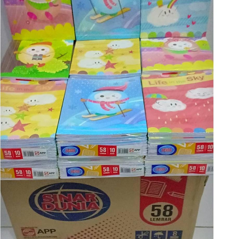 

[MiV㊓] buku tulis sidu 58 lembar/ buku tulis sidu 10pcs |Stock.banyak