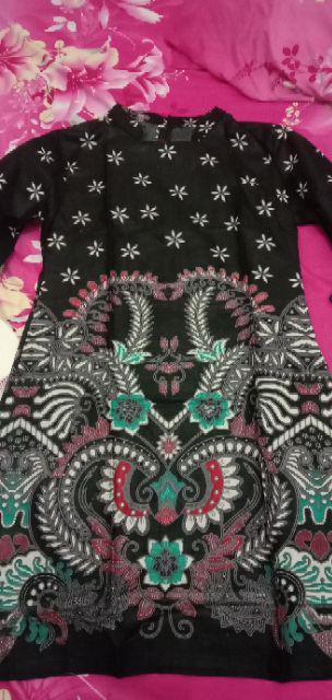 Atasan Batik Dolby Dolbi Dobby Doby Tenun Sutra Tulis Halus Katun Atbm Baron ,sarombit Atasan