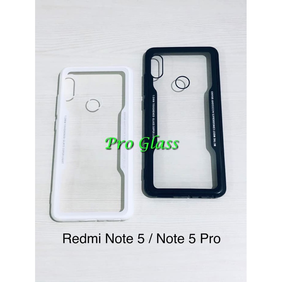 C108 Xiaomi Redmi Note 5/ Note 5 Pro/ Mi Mix 2s/ Redmi S2 Ultrathin Glass SIlicone Premium Case