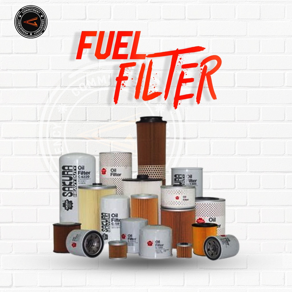 Sakura Fuel Filter Solar F-1002 / F1002 / Sakura Filter Oli Diesel Mitsubishi
