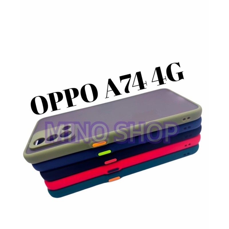 SOFTCASE OPPO A74 4G - HARDCASE DOVE MYCHOICE PLUS PELINDUNG KAMERA - AERO CASE