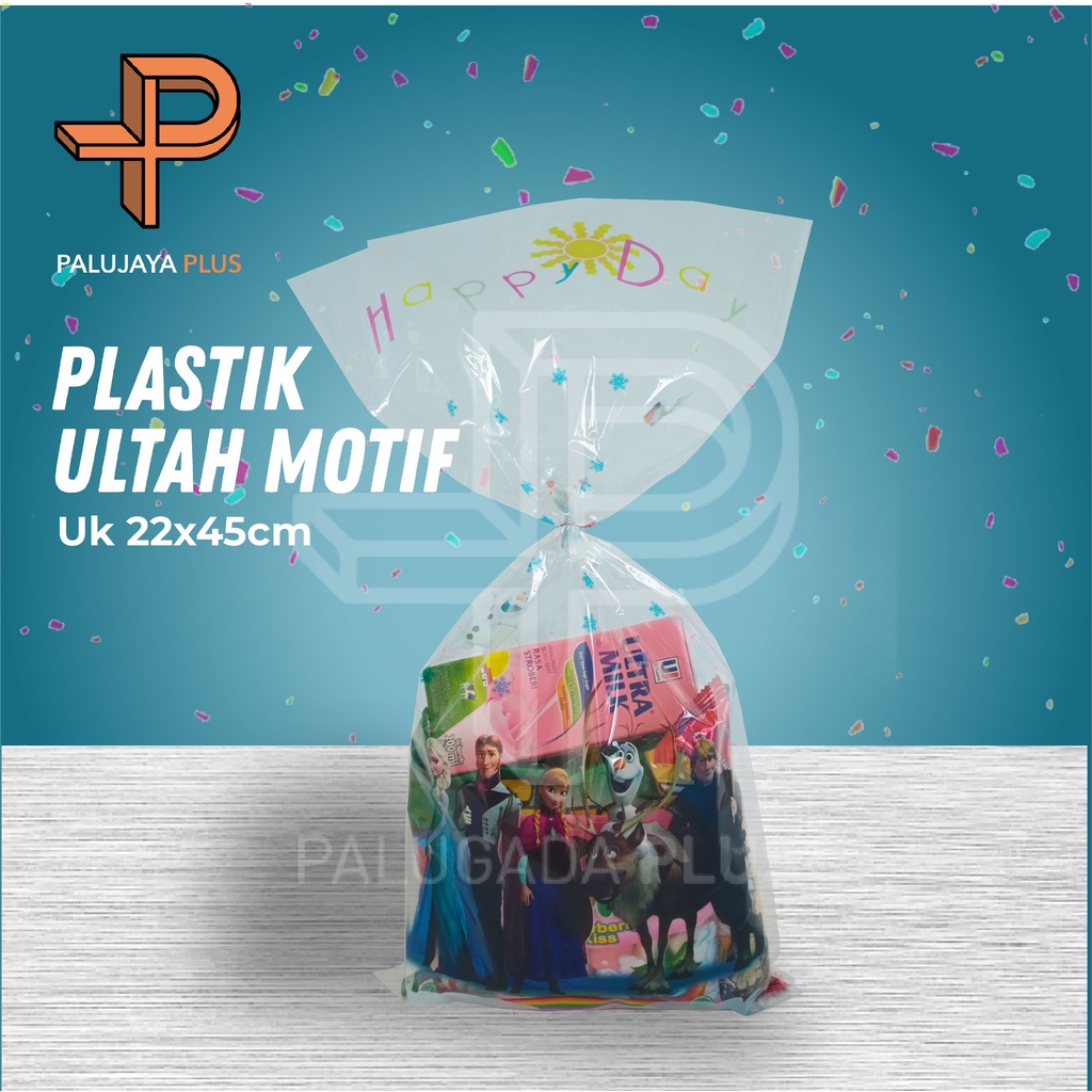 

PLASTIK ULANG TAHUN/PLASTIK ULTAH 22x45 ISI 10 LEMBAR