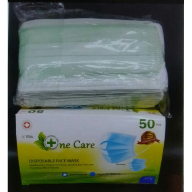 One care onecare earloop hijau